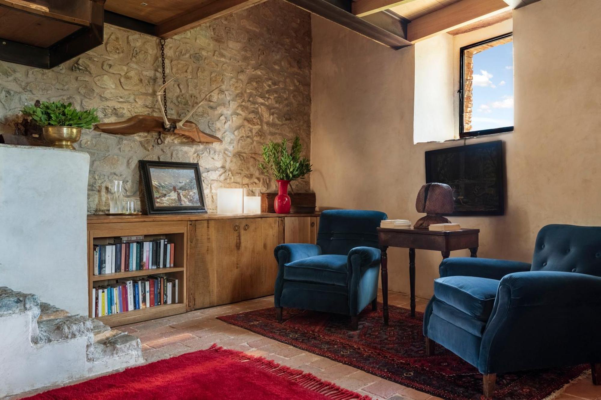 Castello Di Vicarello Villa Sasso dʼOmbrone Стая снимка