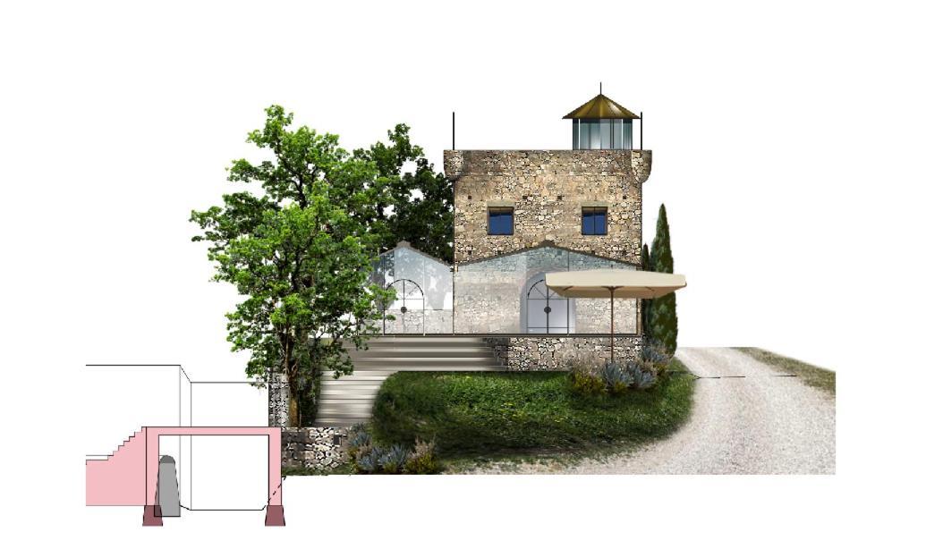 Castello Di Vicarello Villa Sasso dʼOmbrone Екстериор снимка